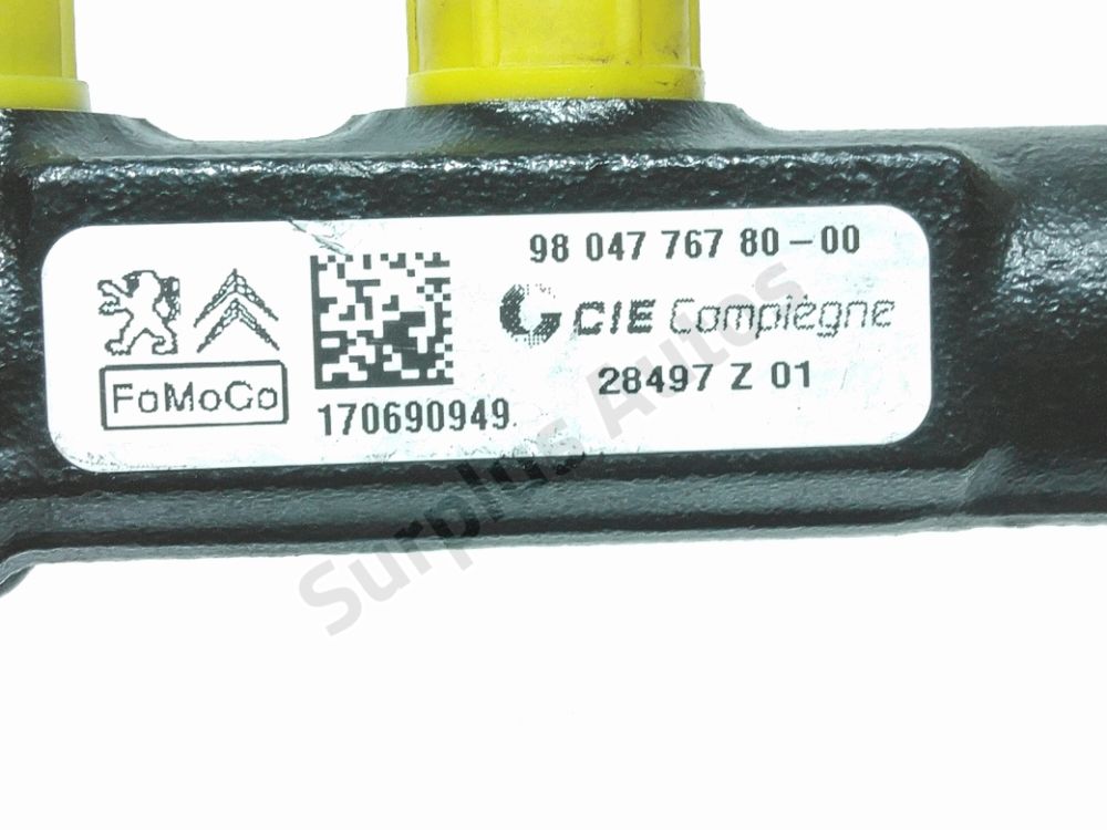 Rampe d'injection