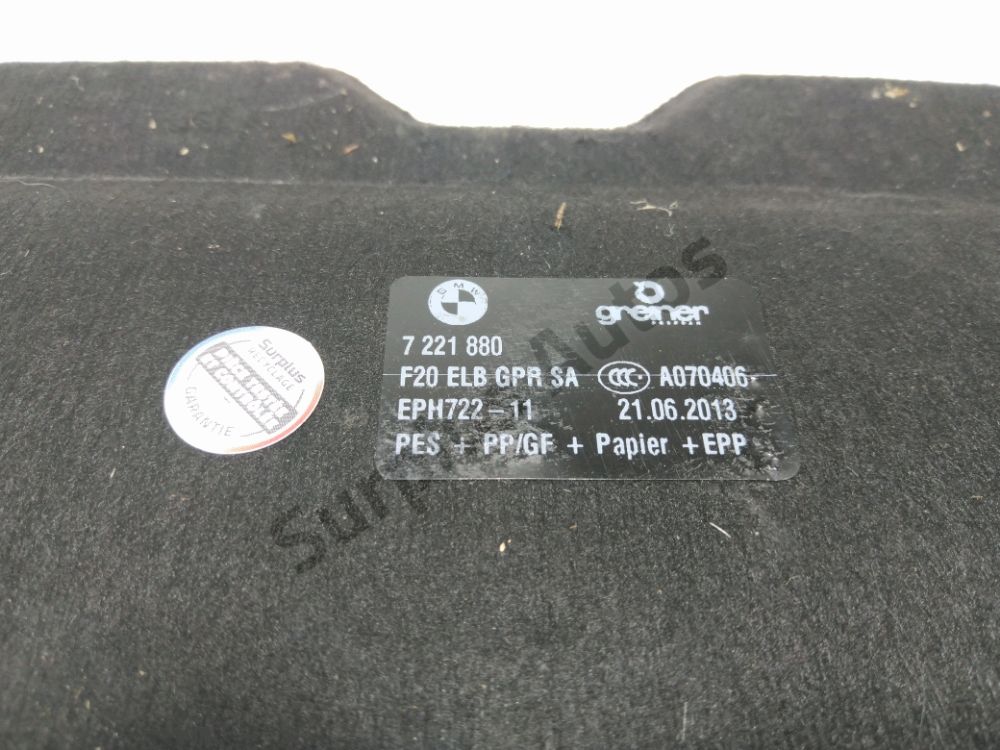 Tapis de coffre