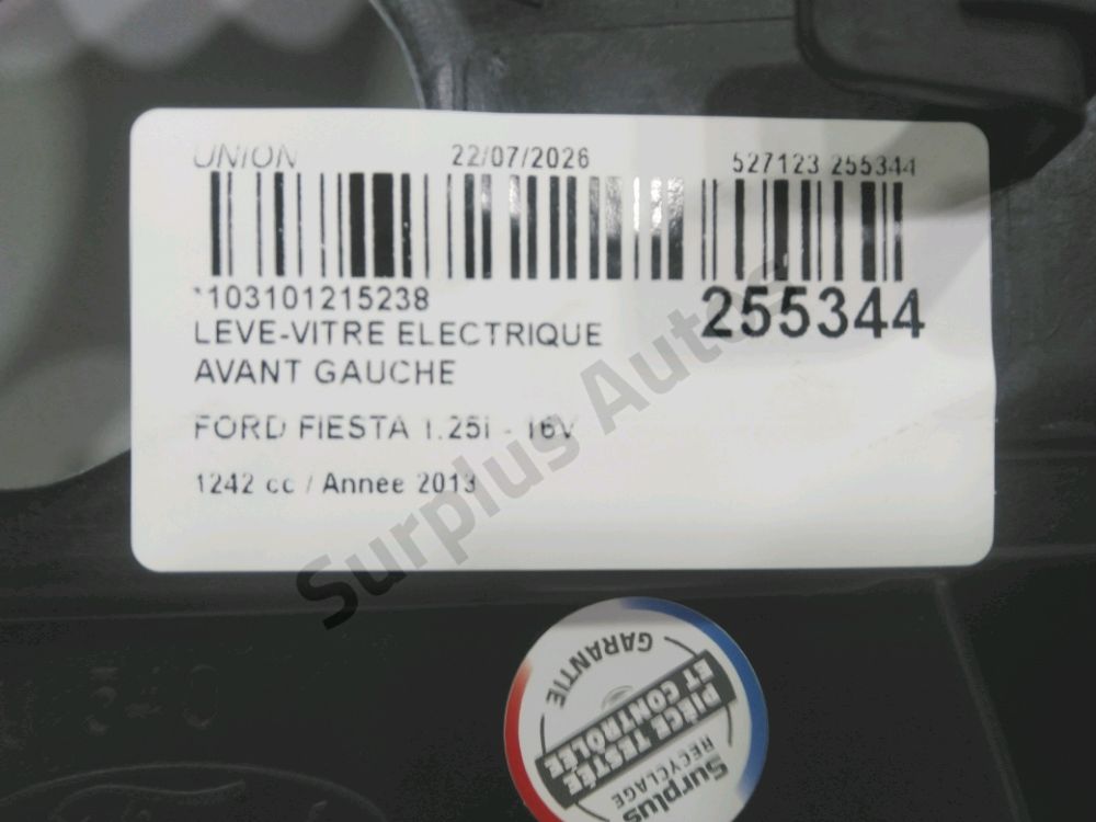 Lève-vitre électrique avant gauche