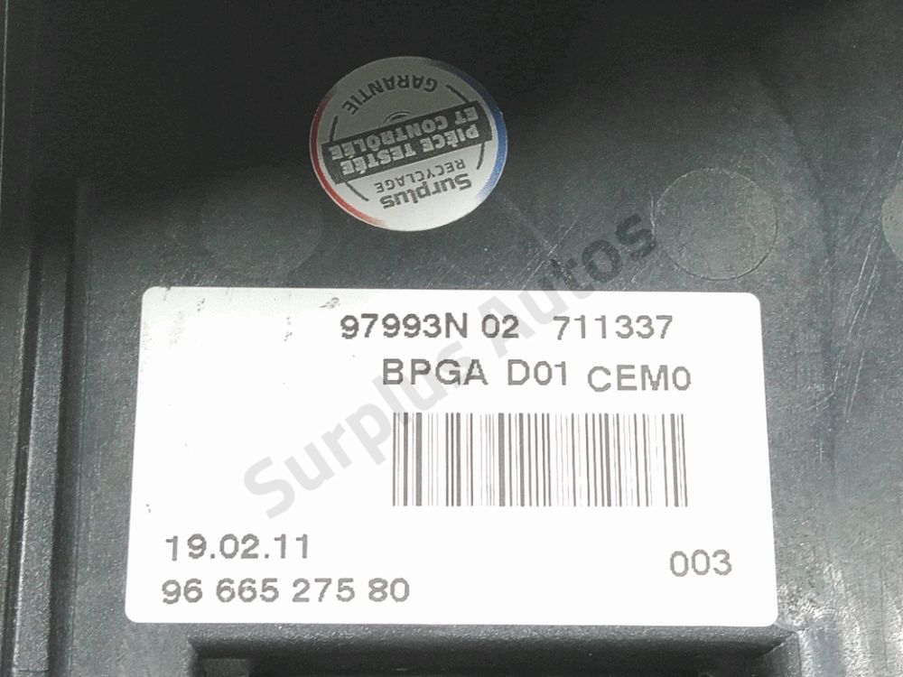 BPGA - Boitier Fusible Batterie