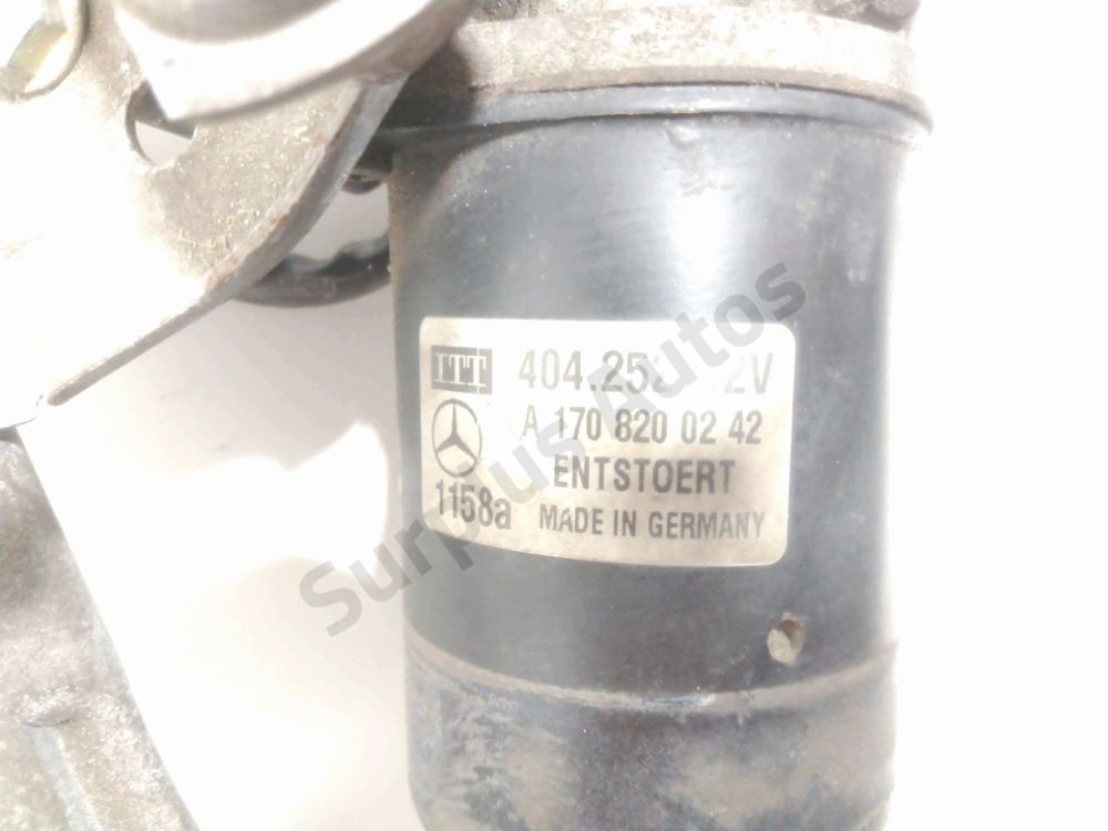 Mécanisme + moteur d'essuie glace avant