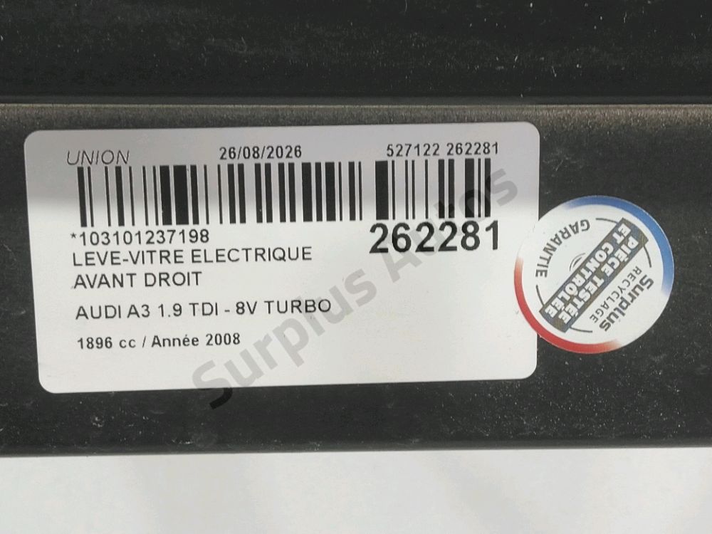 Lève-vitre électrique avant droit