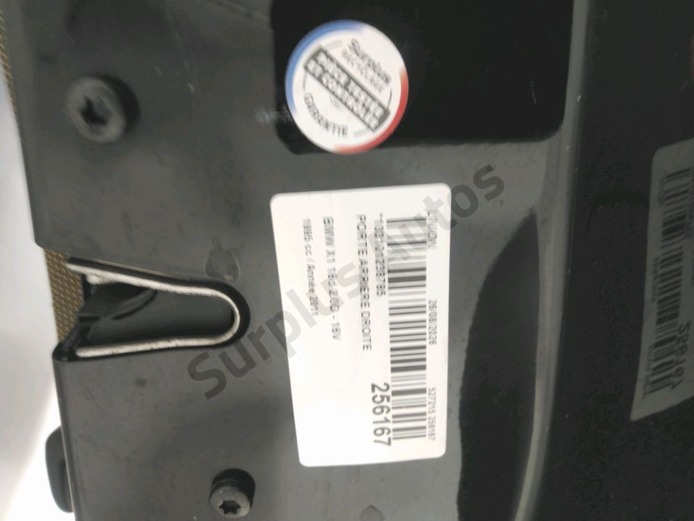 Porte arrière droite