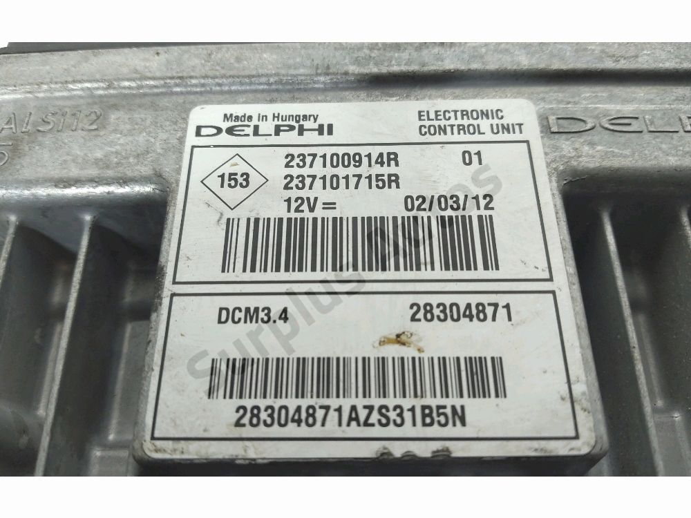 Calculateur moteur