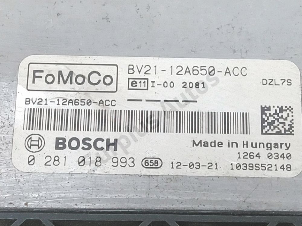 Calculateur moteur
