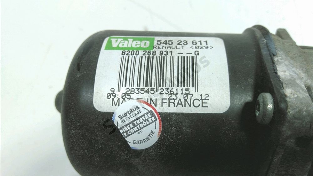 Mécanisme + moteur d'essuie glace avant