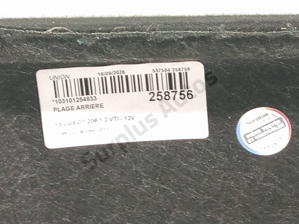 Plage arrière