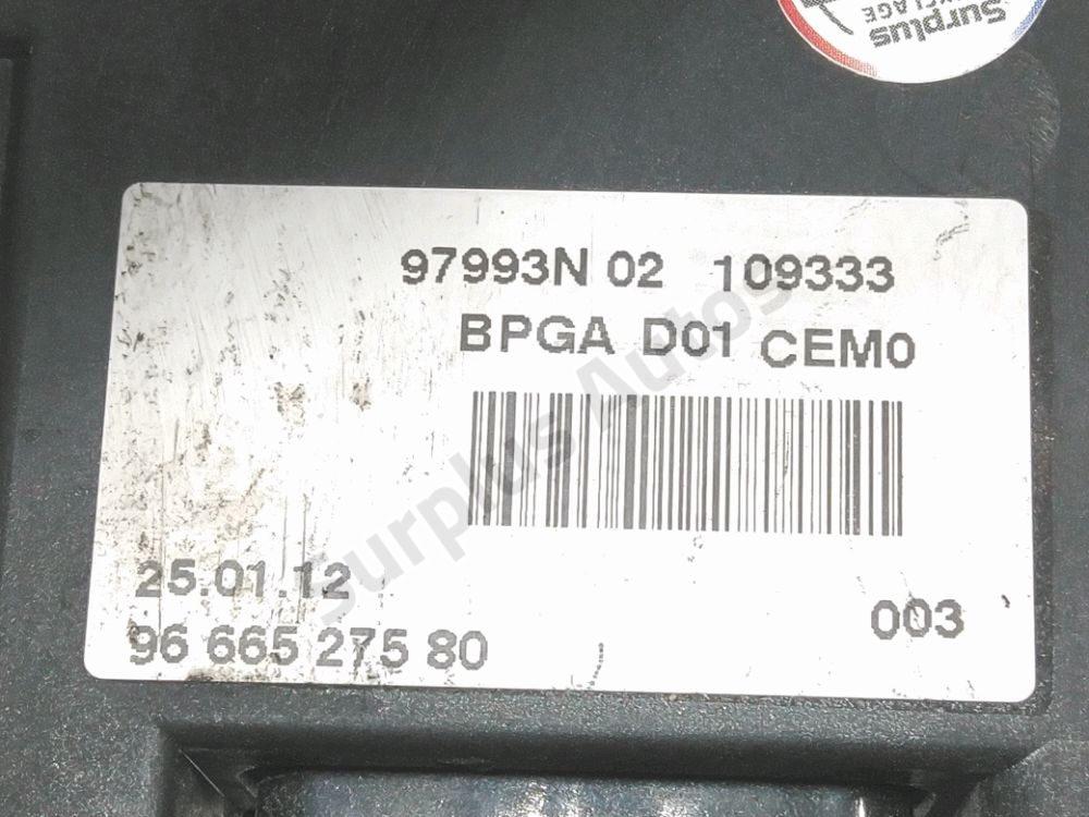 BPGA - Boitier Fusible Batterie