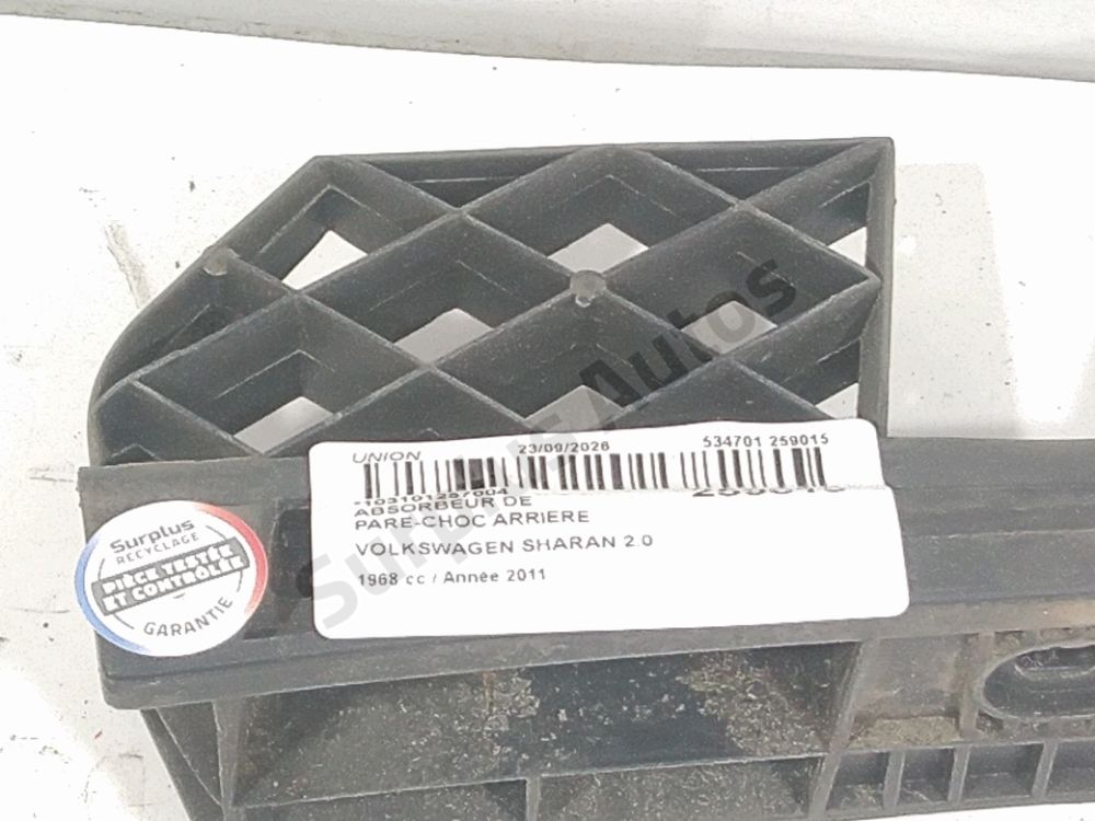 Absorbeur de pare-choc arrière