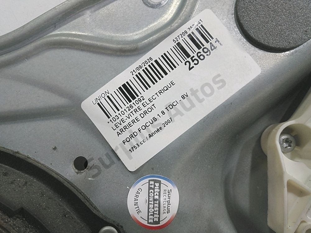 Lève-vitre électrique arrière droit