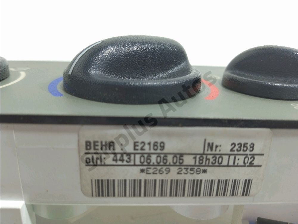 Commande de chauffage