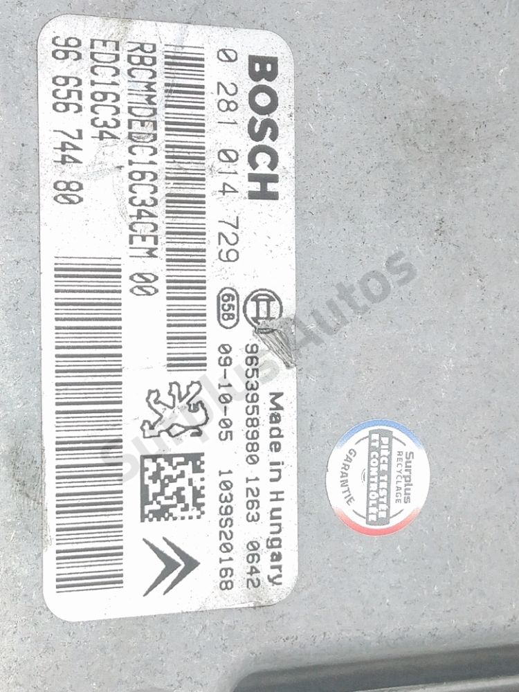 Calculateur moteur