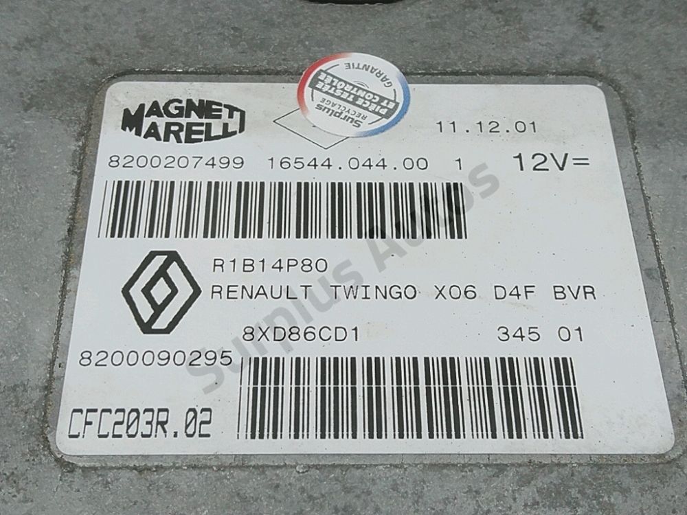 Calculateur moteur