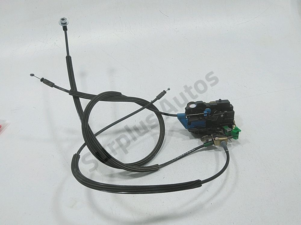 Serrure de porte coulissante droite