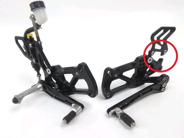 Platine avant droite complete