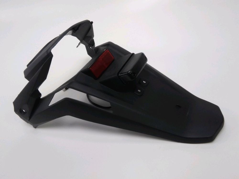 Support de plaque et eclairage