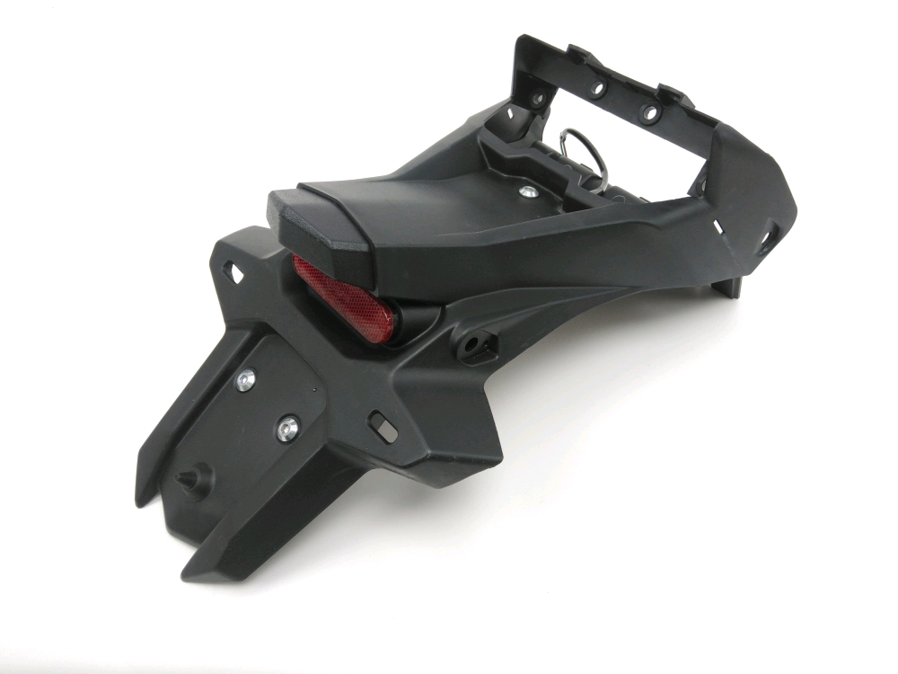 Support de plaque et eclairage