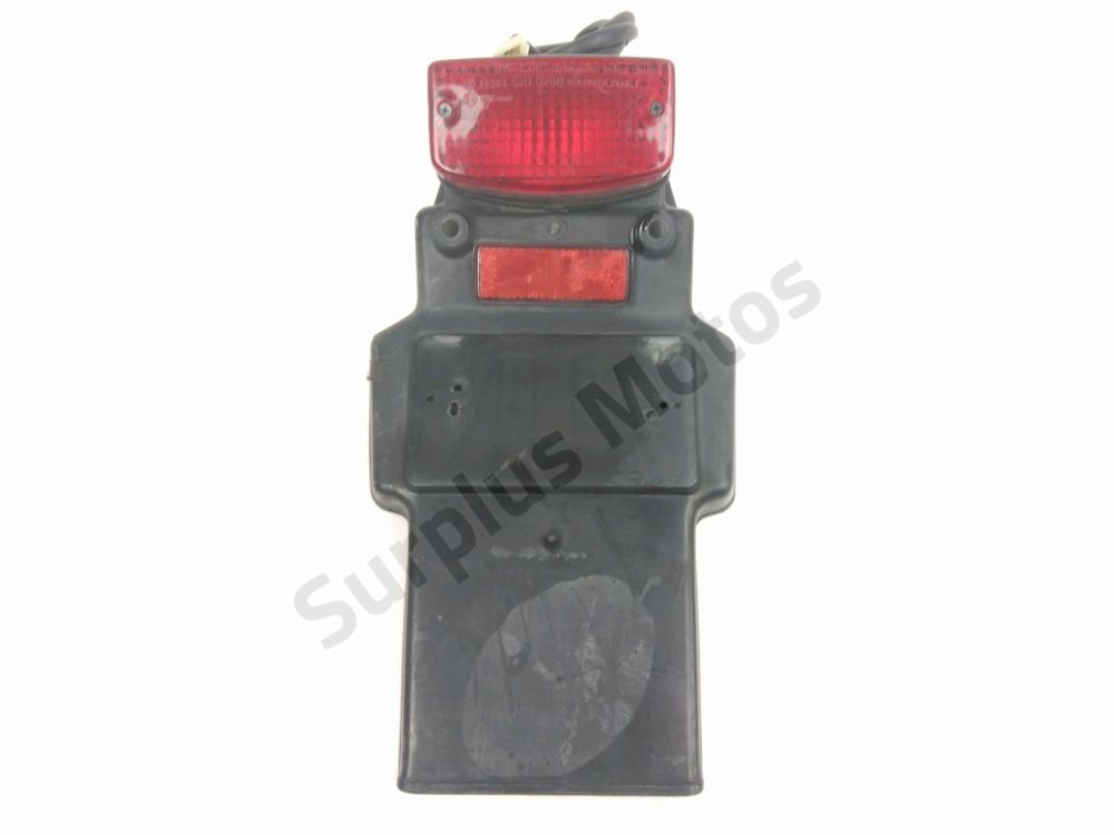 Support de plaque et eclairage