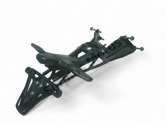 Support de plaque et eclairage