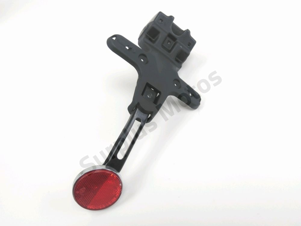 Support de plaque et eclairage