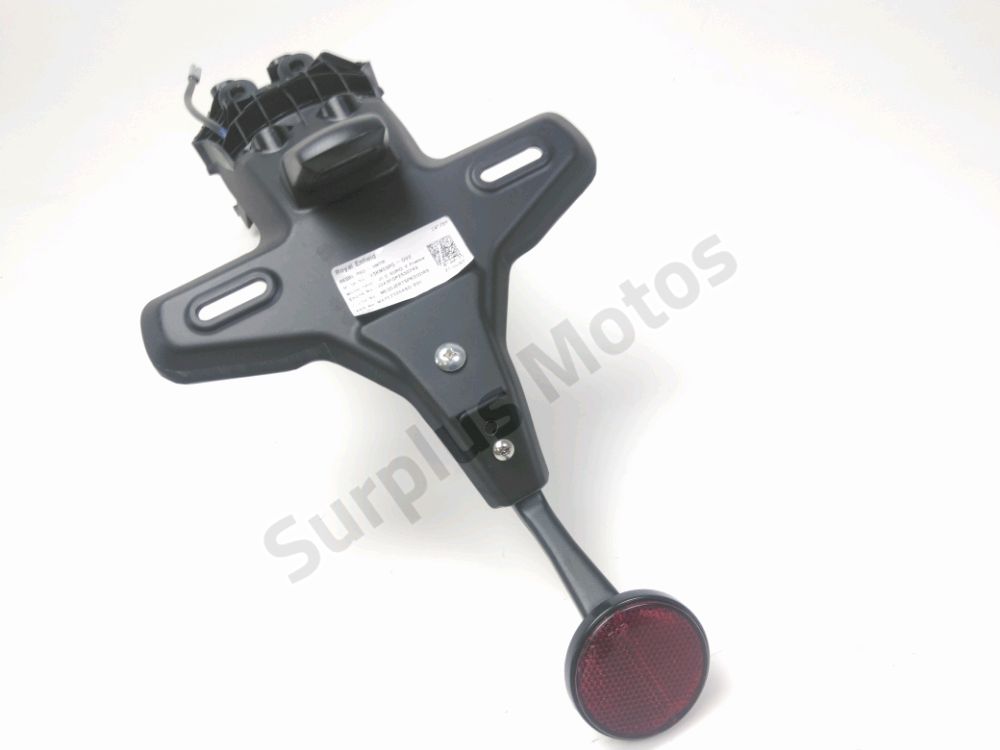 Support de plaque et eclairage