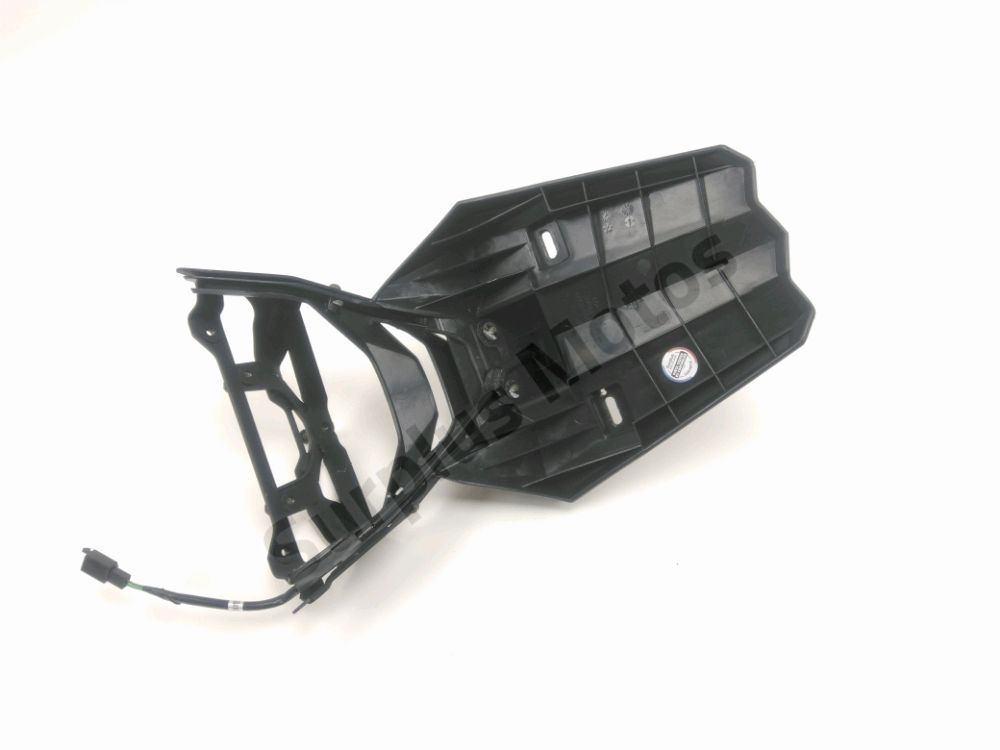 SUPPORT DE PLAQUE ET ECLAIRAGE