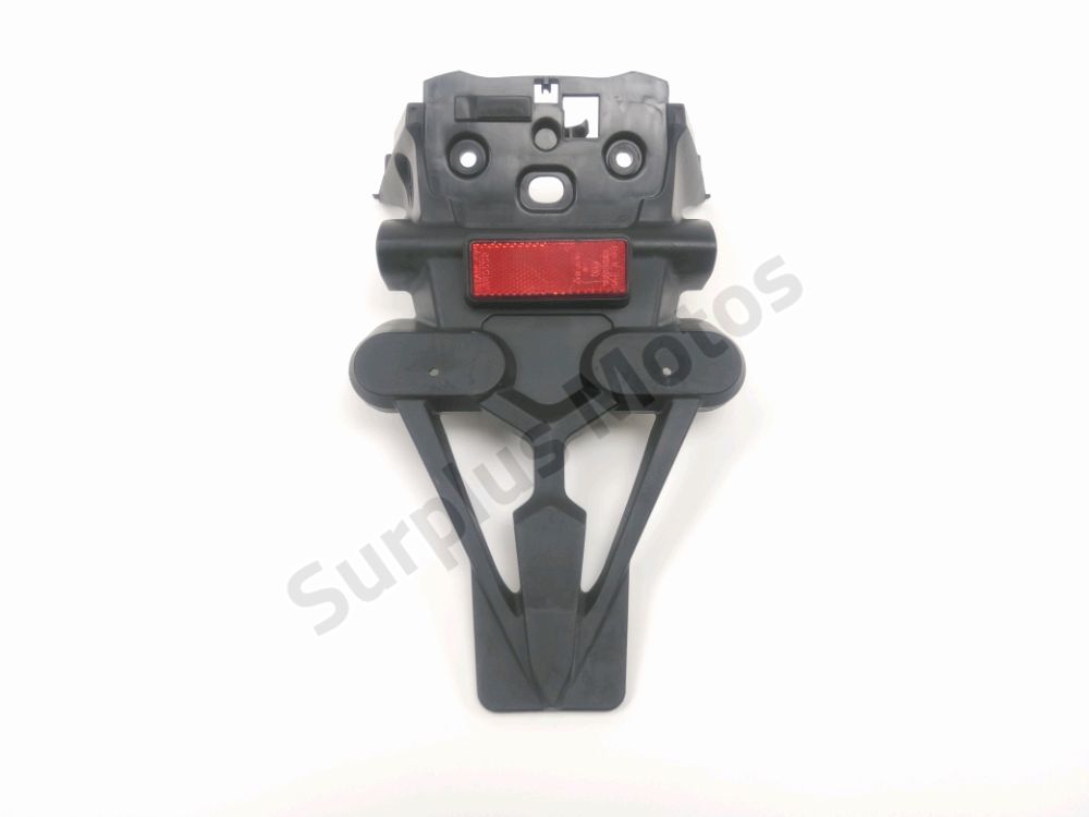 Support de plaque et eclairage