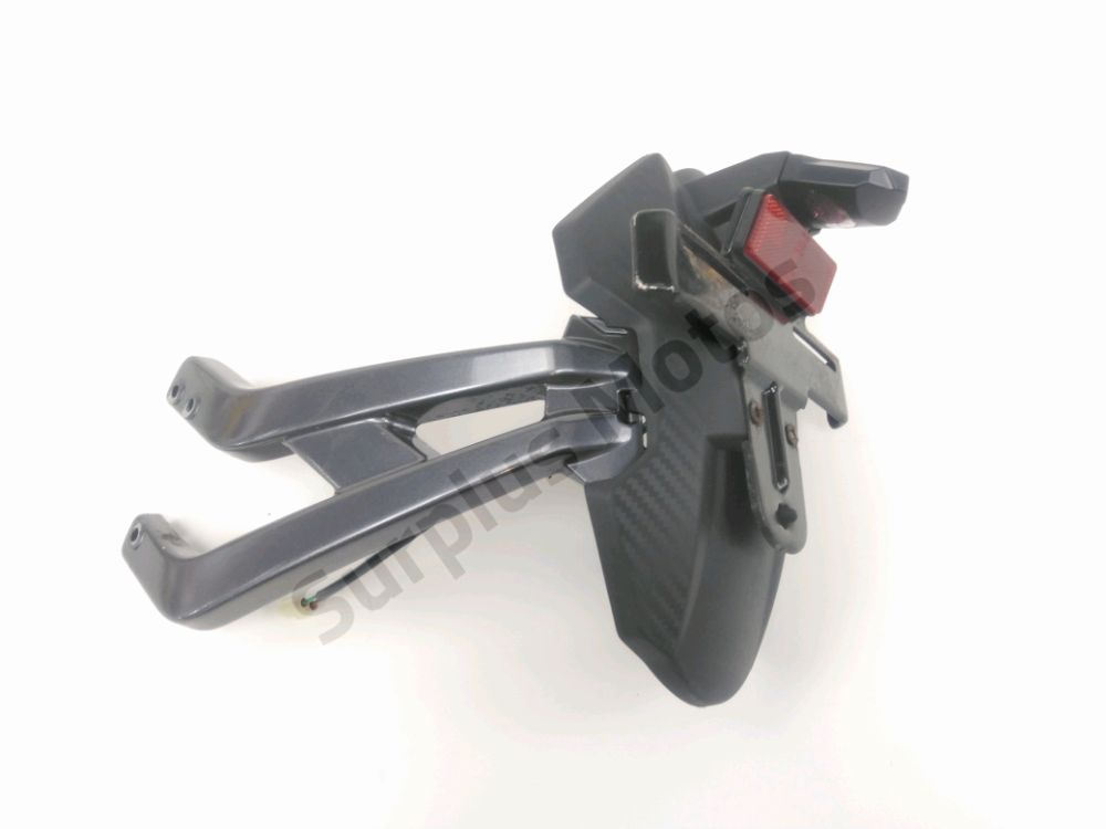 Support de plaque et eclairage