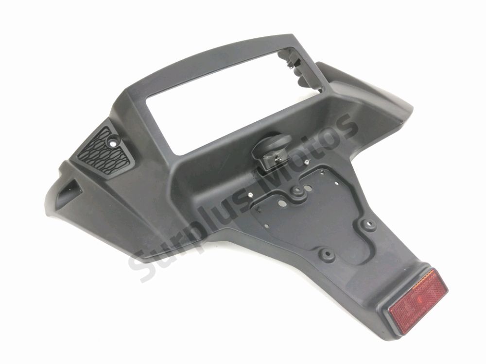 SUPPORT DE PLAQUE ET ECLAIRAGE