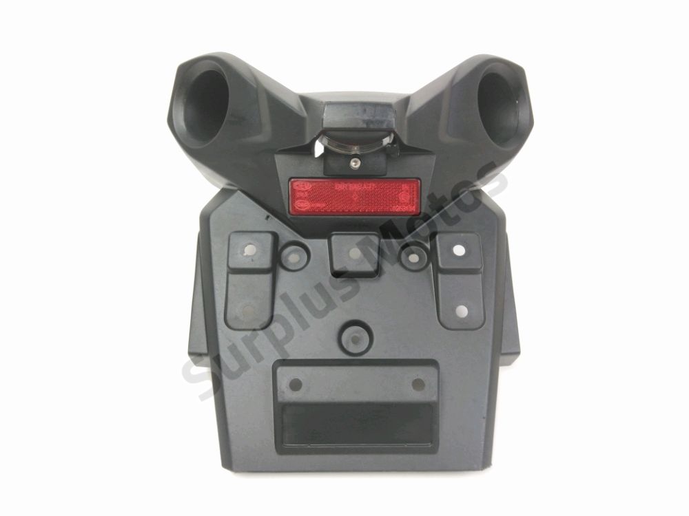 SUPPORT DE PLAQUE ET ECLAIRAGE