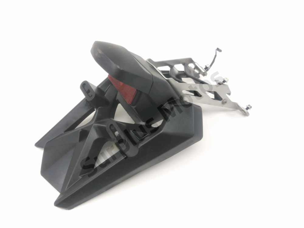 Support de plaque et eclairage