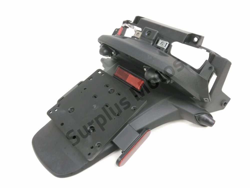 Support de plaque et eclairage