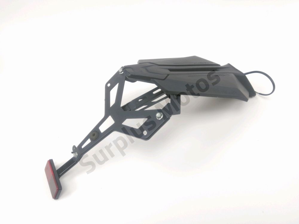 Support de plaque et eclairage