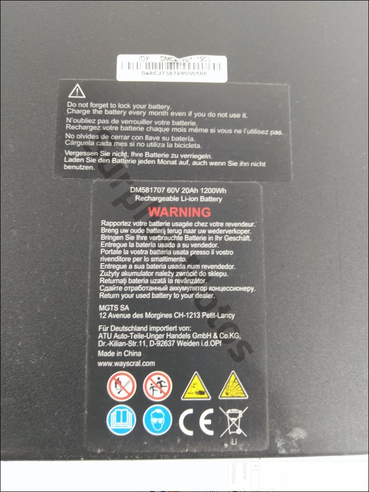 BATTERIE DE TRACTION