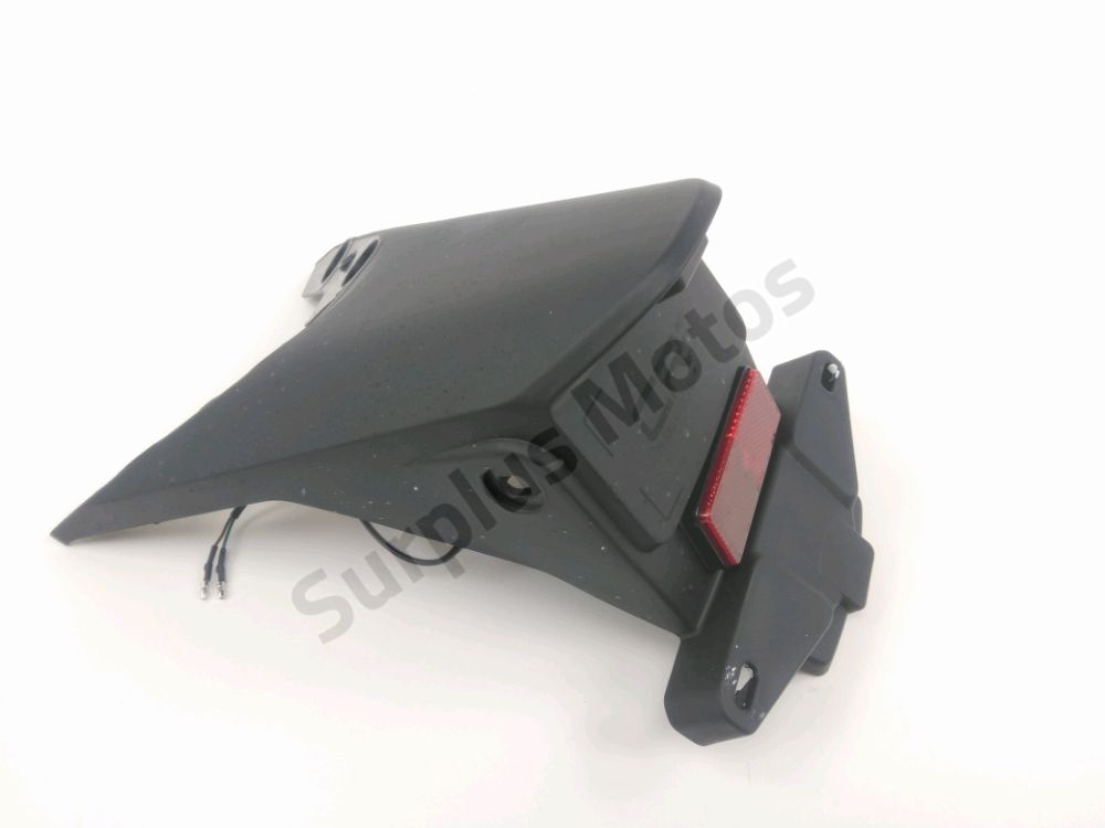 Support de plaque et eclairage
